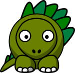 Friendly Stegosaurus